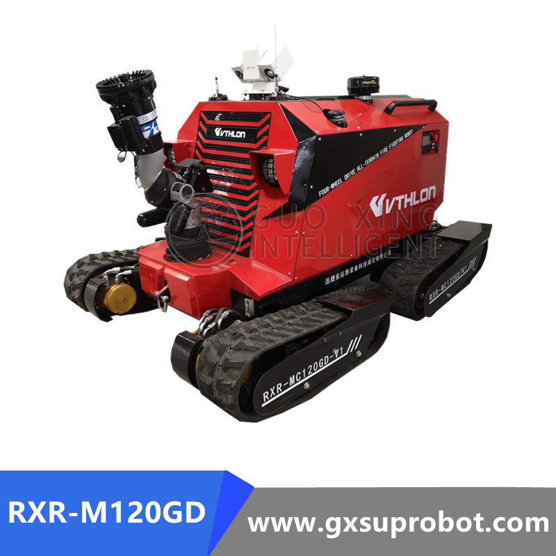 Robot de extinción de incendios diésel 4x4 RXR-M120GD 